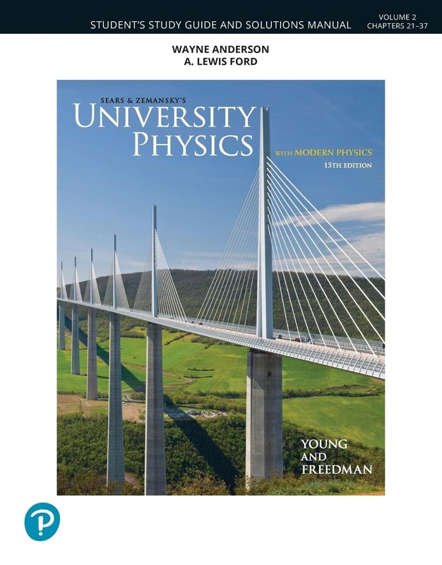 Student Study Guide and Solutions Manual for University Physics, Volume 2 (C…