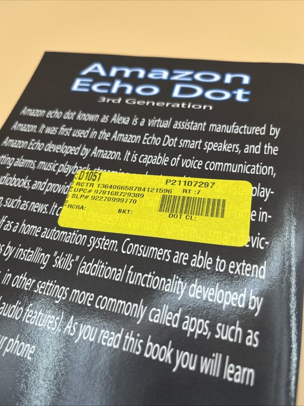 Amazon Echo Dot 3rd Generation Alexa Step by Step User Guide gallery