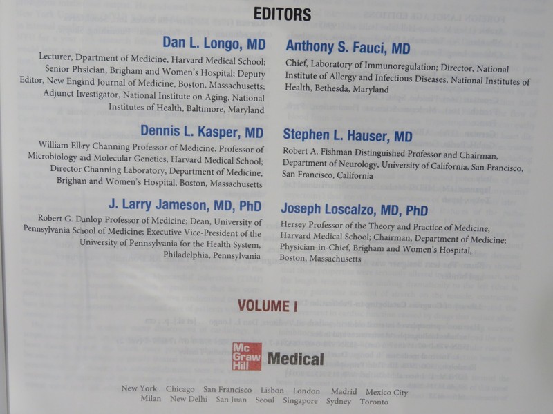 Harrison's Internal Medicine Volume 1 & 2 18th Edition McGraw Hill gallery