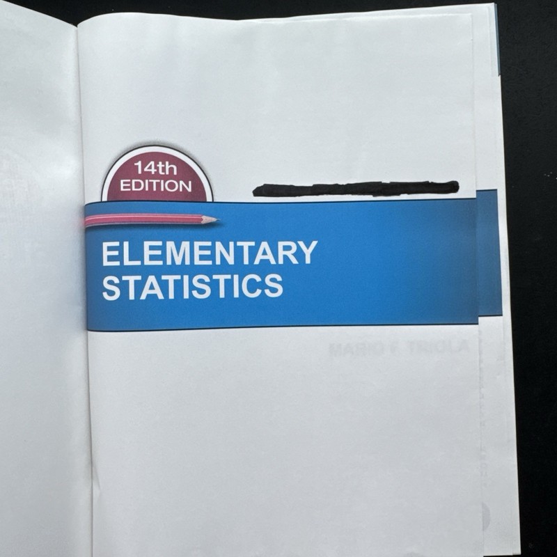 Elementary Statistics by Mario F. Triola (2021, Hardcover) gallery