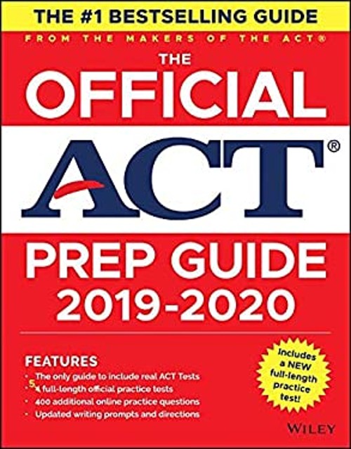 The Official ACT Prep Guide 2019-2020, Book + 5 Practice Tests +