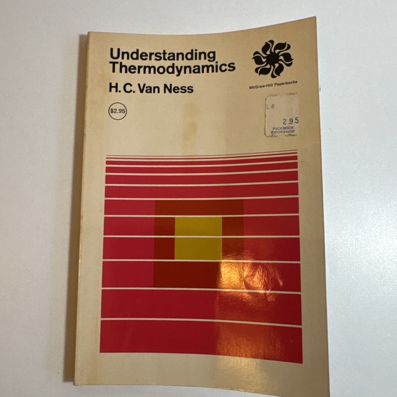 Understanding Thermodynamics by Ness, H. C. Van