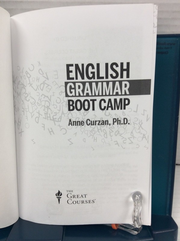 GREAT COURSES: ENGLISH GRAMMAR BOOT CAMP 12 CDs + GUIDEBOOK 2016 gallery