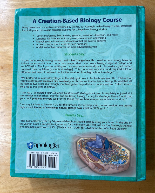 Apologia Exploring Creation With Biology 2nd Edition Textbook Homeschool gallery