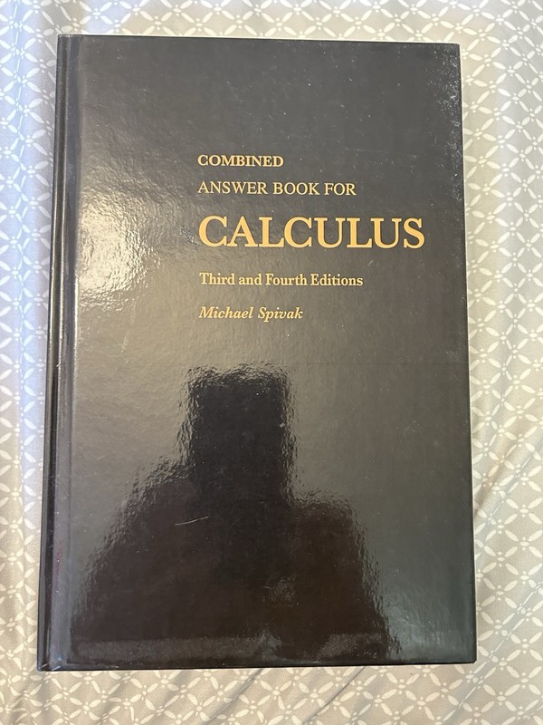 Calculus by Michael Spivak – 3-4th Edition (Calculus edition Michael…