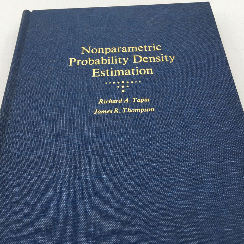Nonparametric Probability Density Estimation Tapia Thompson HC 1978 Johns Hop…