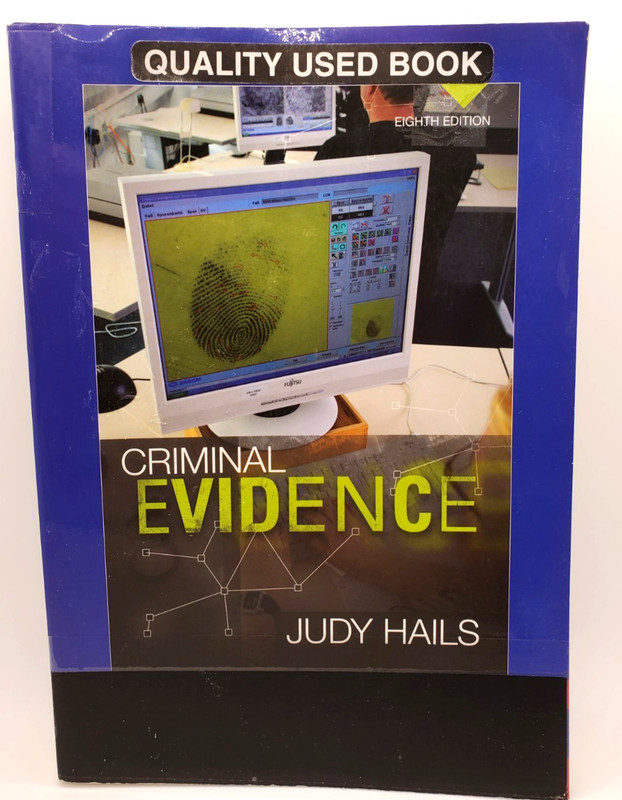 Criminal Evidence 8th Edition by Judy Hails Used: Very Good