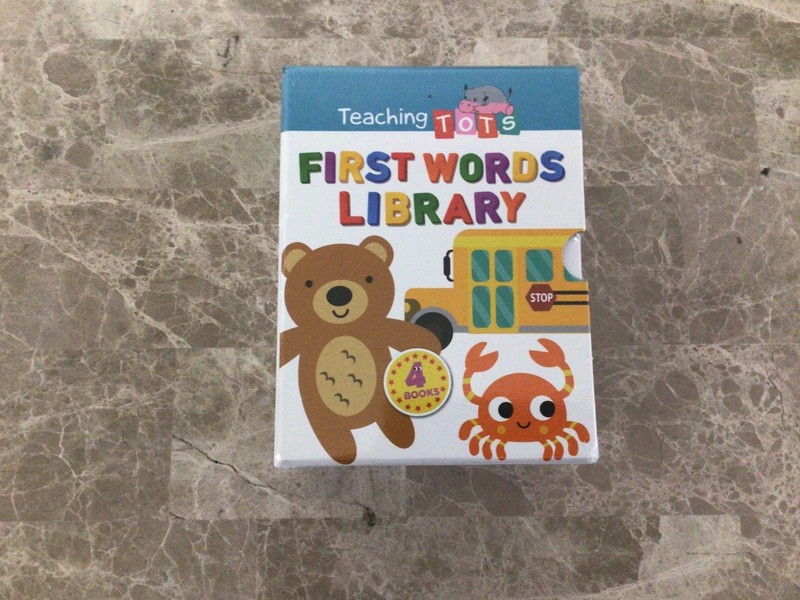Teaching Tots First Words Library (4 Book Set) – Educational NEW Sealed