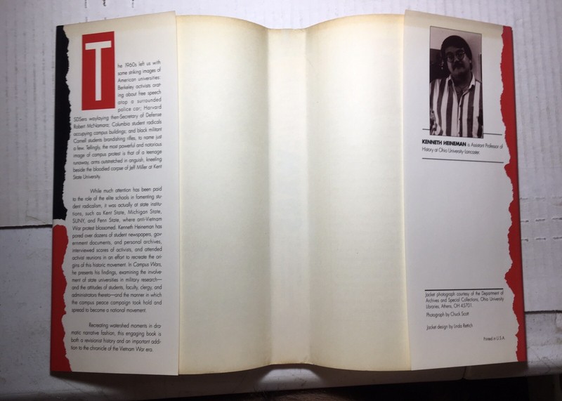 CAMPUS WARS: THE PEACE MOVEMENT AT AMERICAN STATE By Kenneth J. Heineman gallery