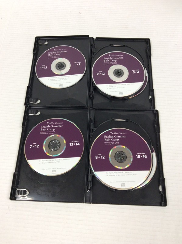 GREAT COURSES: ENGLISH GRAMMAR BOOT CAMP 12 CDs + GUIDEBOOK 2016 gallery