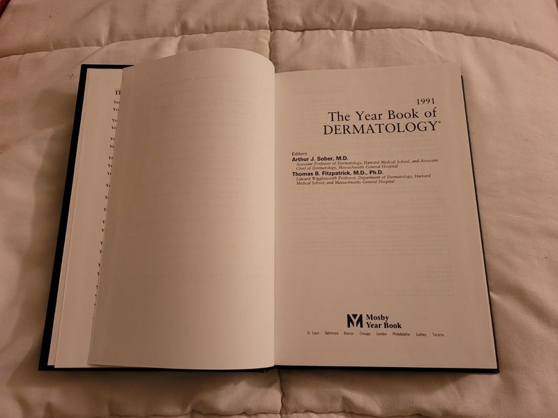 Year Book of Dermatology 1991 By Arthur Sober Thomas Fitzpatrick Hardcover Book gallery