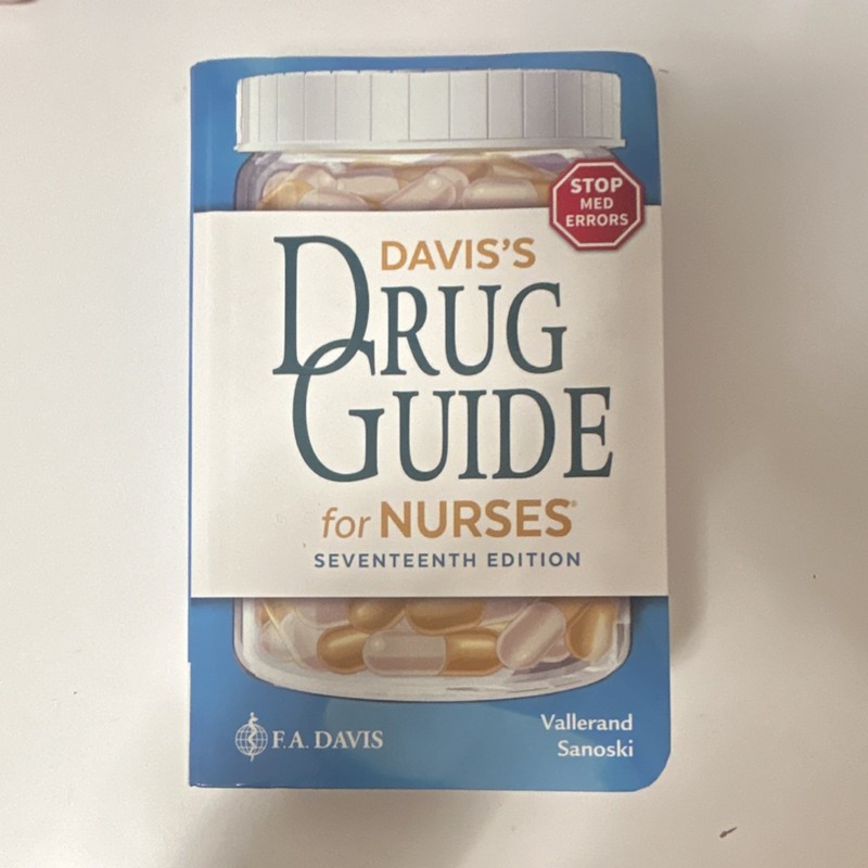 Davis’s Drug Guide for Nurses Seventeenth Edition by Vallerand, Sanoski