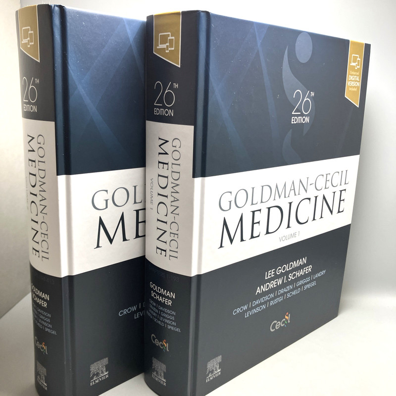 Goldman-Cecil Medicine 26th Edition Vol 1 & 2 Goldman Schafer Hardcover Books