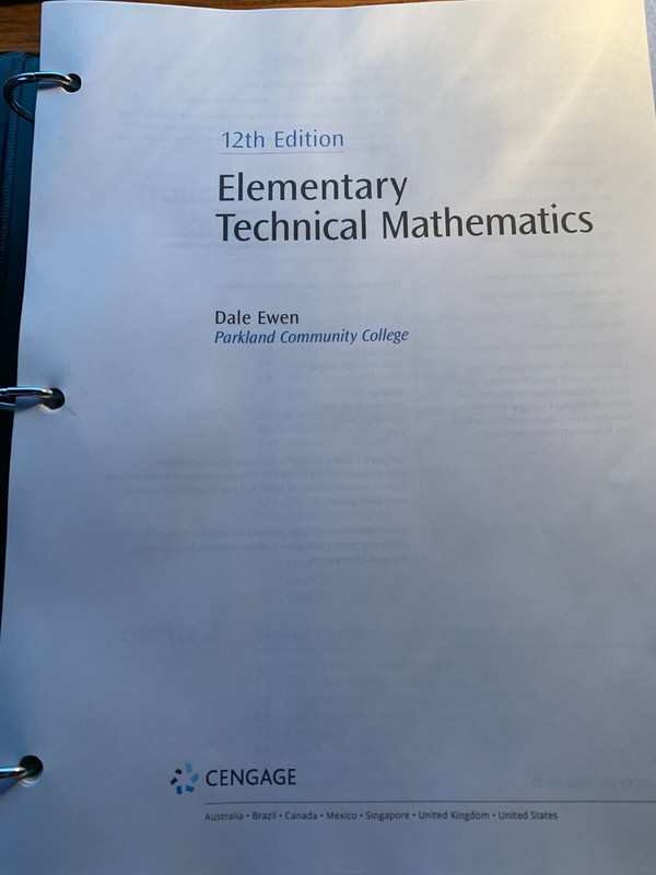 college textbook