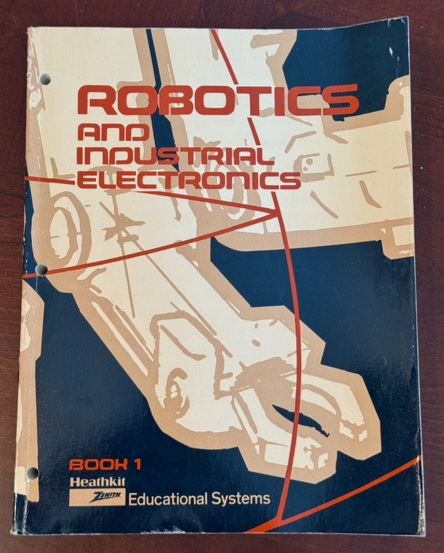 Robotics & Industrial Electronics vtg Heathkit Zenith Educational pb book 1980s