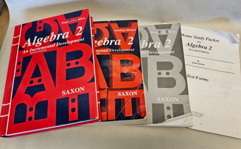 Saxon Math Books: Algebra 2 Teacher’s, Solutions Manual, Test Forms, 2nd Edition