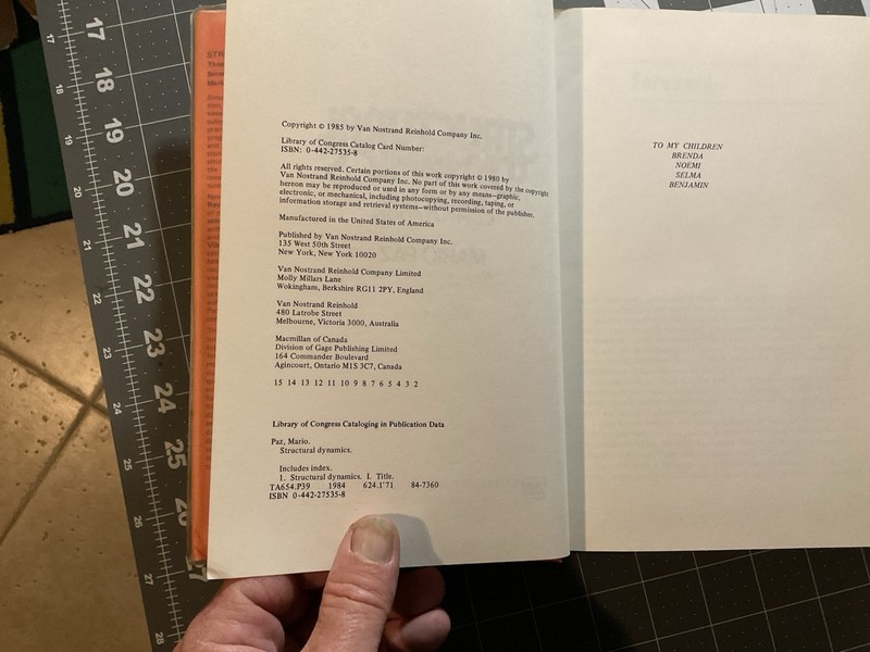 Structural Dynamics : Theory and Computation, Second Edition by Mario Paz, D1 gallery