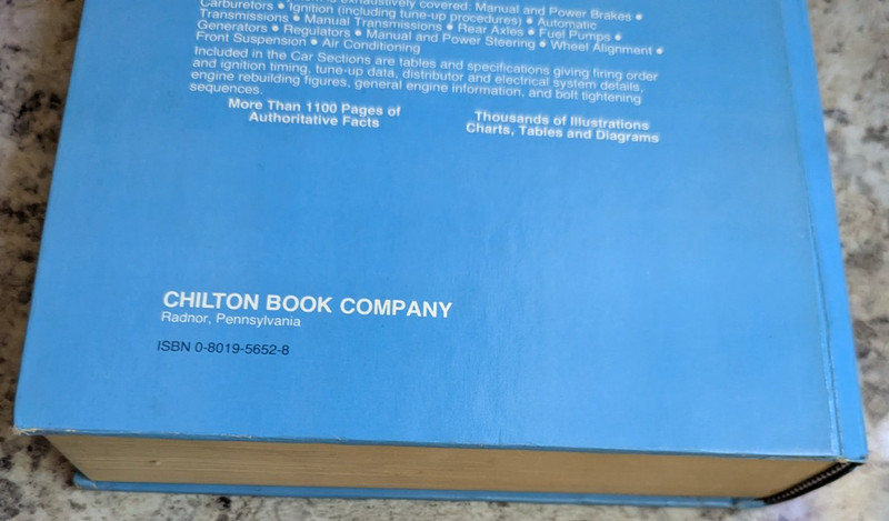 Vintage Chilton's Auto Repair Manual, 1954-1963 American Cars Hardback Book gallery