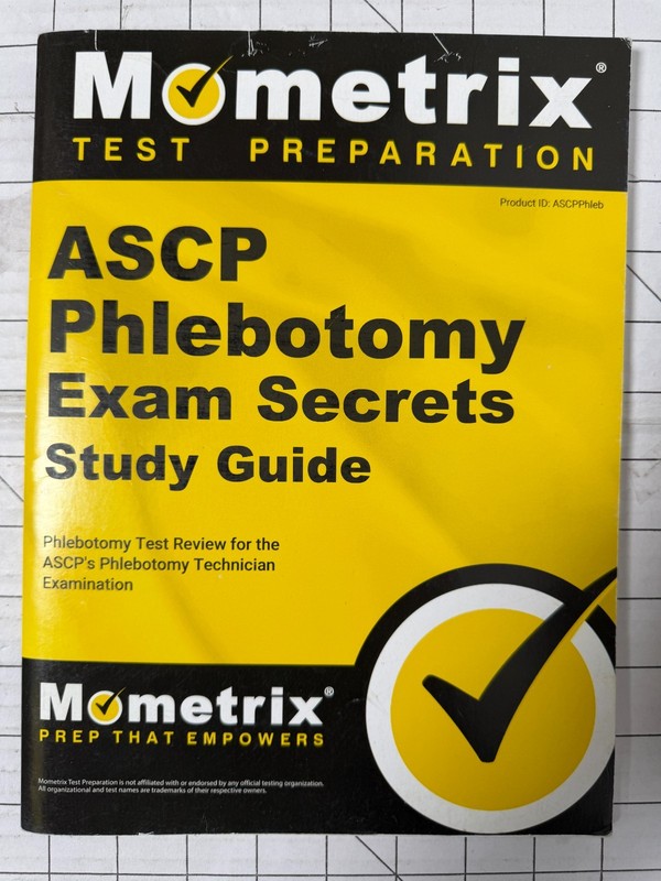 ASCP Phlebotomy Exam Secrets Study Guide by Mometrix Test Prep 2022, Paperback