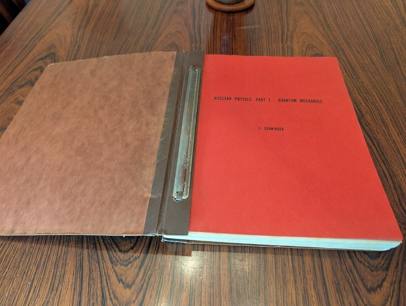 Julian Schwinger Lecture Notes Harvard 1946-47 | Nuclear Physics | Part 1 & 2 gallery