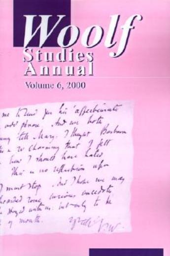Woolf Studies Annual