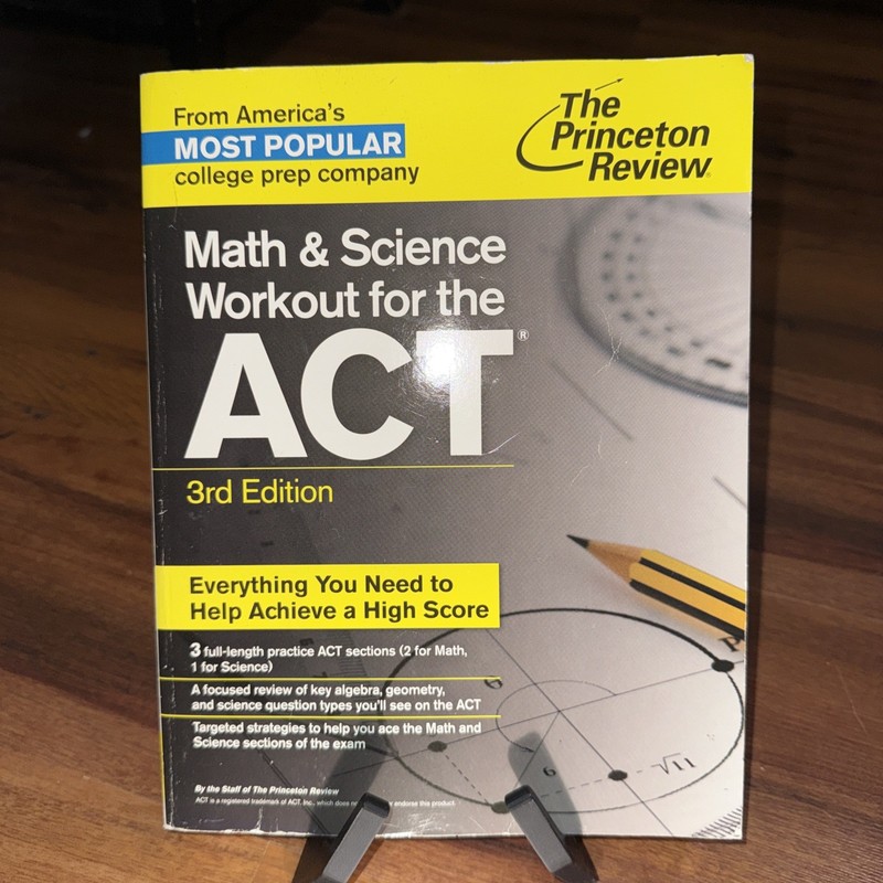 Math and Science Workout for the – Paperback, by The Princeton Review – Good