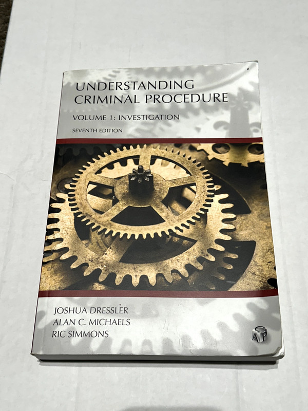 Understanding Ser.: Understanding Criminal Procedure by Joshua Dressler, Ric…