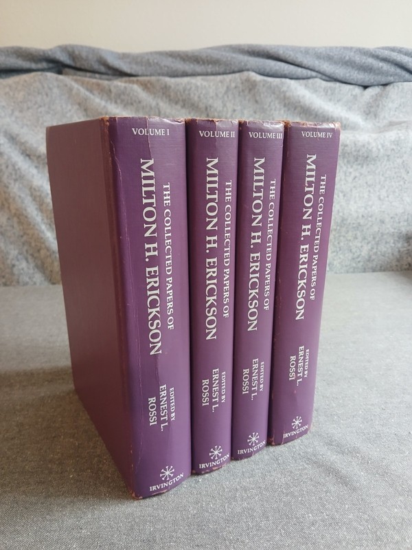 Collected Papers of Milton H. Erickson, Vol I, II, III, IV – 1980 – Hardcover