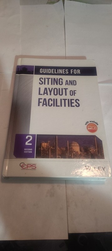 Guidelines for Siting and Layout of Facilities 2nd ed. book CCPS HC