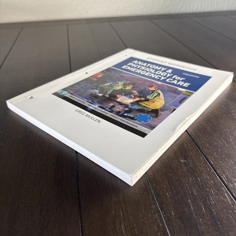 Anatomy and Physiology for Emergency Care Student Workbook Third Edition Pearson gallery