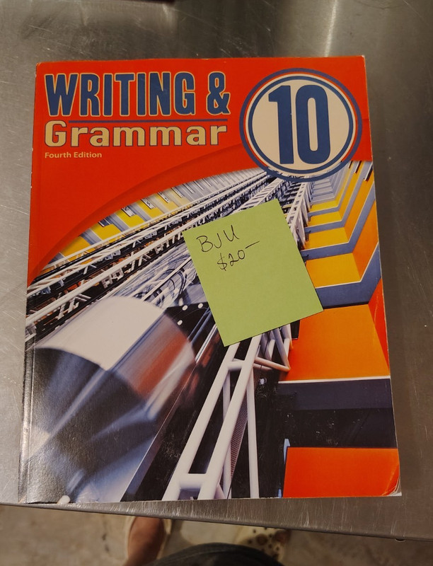 BJU Writing & Grammar 10 4th Edition Paperback High School English Textbook