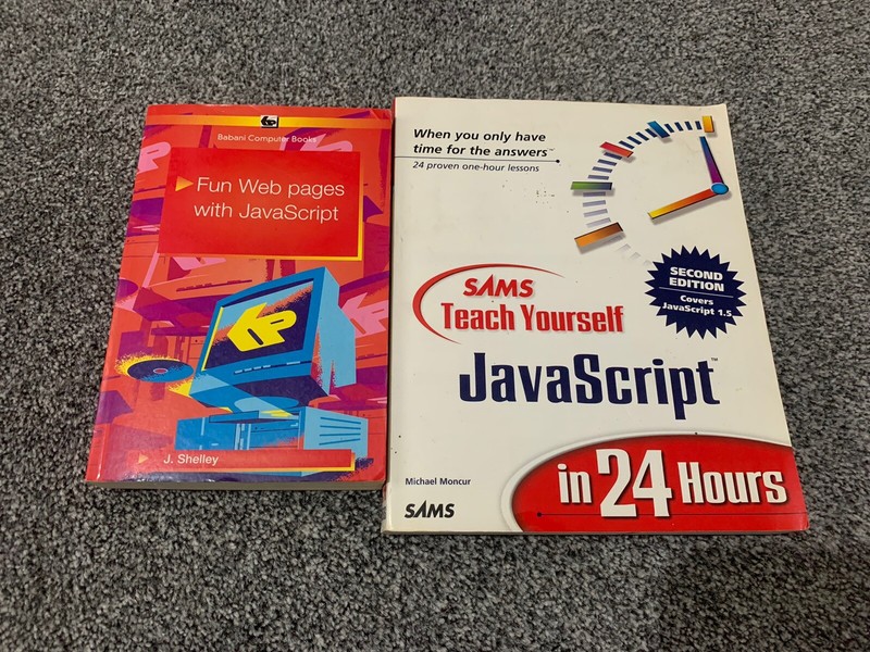 Fun Web Pages with Javascript & SAMS Teach Yourself Javascript in 24 hours Books