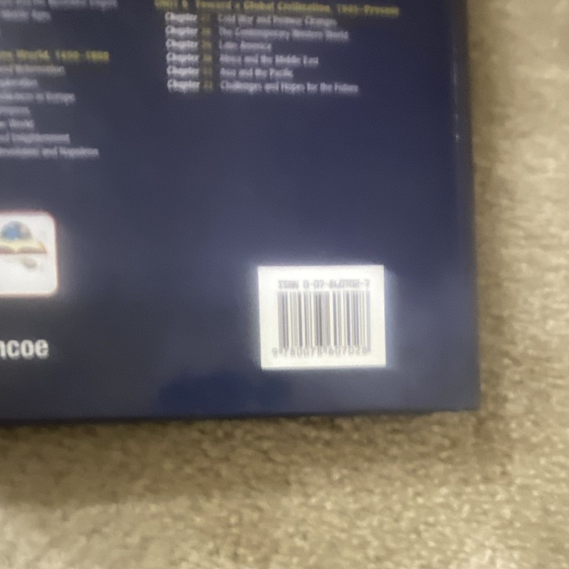 Glencoe World History Hardcover Textbook 2005 Spielvogel McGraw Hill English gallery