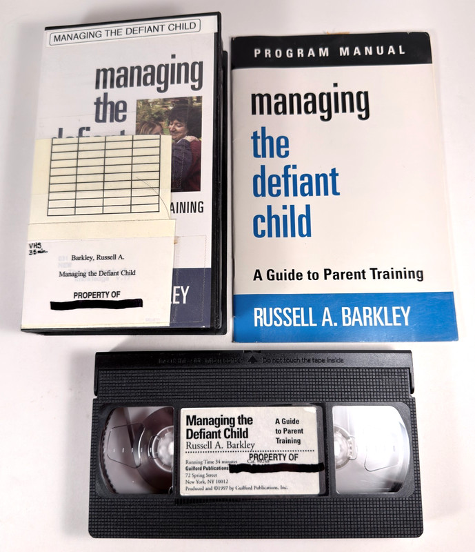 Managing the Defiant Child : A Guide to Parent Training 1997 VHS 1572302488