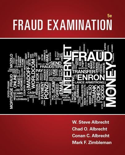 Fraud Examination By W. Steve Albrecht, Chad O. Albrecht, Conan C. Albrecht Good