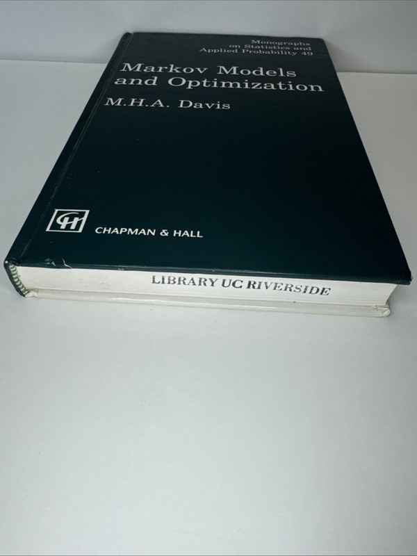 Markov Models & Optimization by Davis, M. H. A. gallery