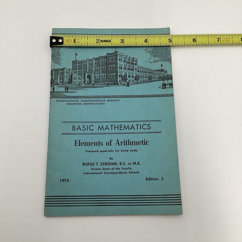 1952 Basic Math Elements Of Arithmetic International Correspondents School gallery