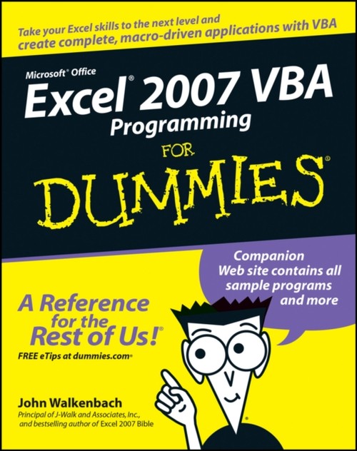 Excel 2007 VBA Programming for Dummies Perfect John Walkenbach