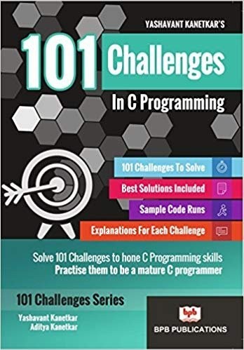 101 CHALLENGES IN C PROGRAMMING By Yashavant Kanetkar **Mint Condition**
