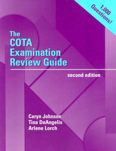 The COTA Examination Review Guide (Book with CD-ROM) – Paperback – GOOD