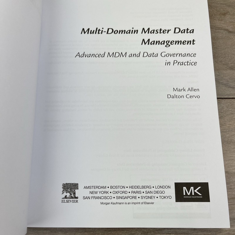 Multi-Domain Master Data Management: Advanced MDM and Data Governance in: Used gallery