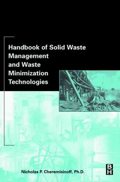 Handbook of Solid Waste, Hardcover by Cheremisinoff, Nicholas P., Like New Us…
