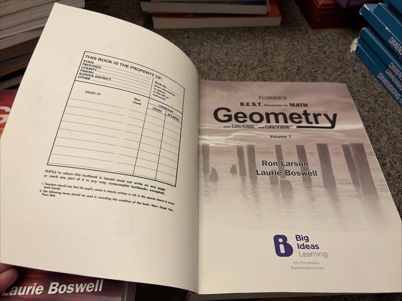 Geometry Vol. 1 & 2 Florida By Larson & Boswell (2023, Tradeback) gallery