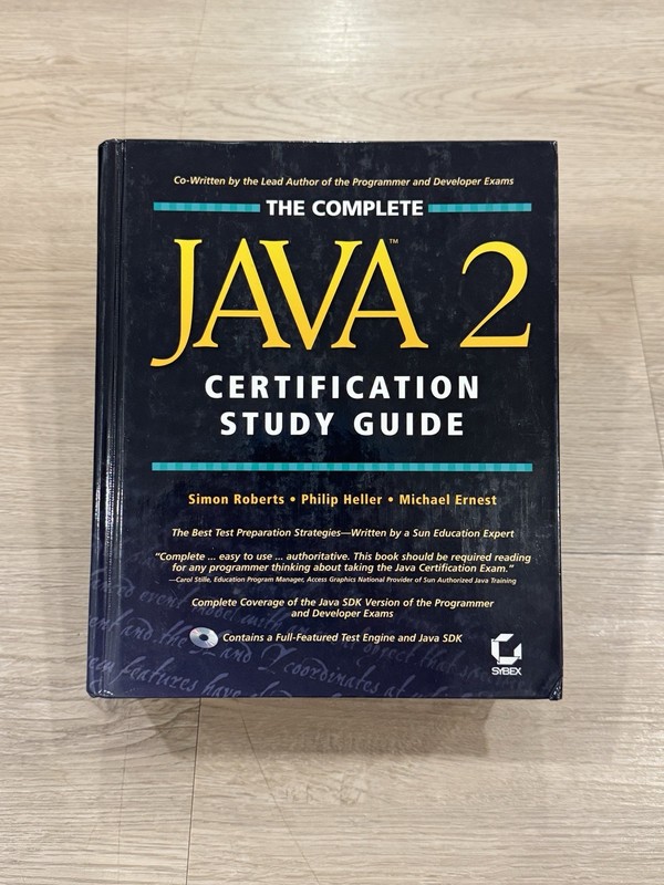The Complete Java 2 Certification Study Guide Hardcover Book W/ CD New Sealed