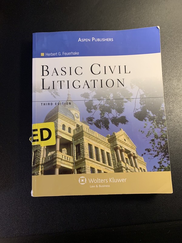 Aspen College Ser.: Basic Civil Litigation by Herbert G. Feuerhake (2006, Trade