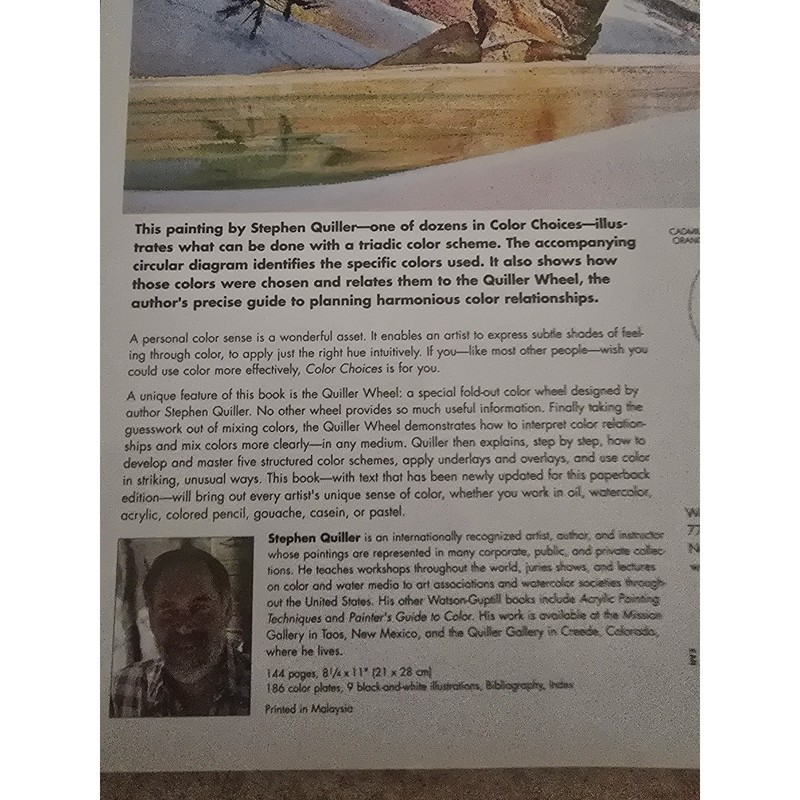 Color Choices Making Color Sense Out of Color Theory 0823006972 Paperback Signed gallery