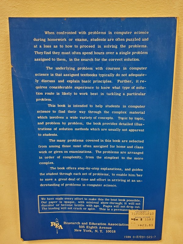The Computer Science Problem Solver by Research and Education Association