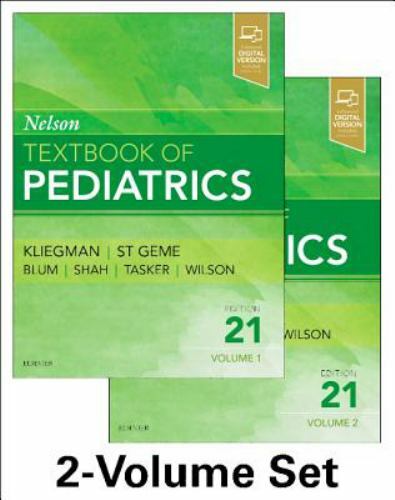 Nelson Textbook of Pediatrics, 2-Volume Set – 21st Ed-Gene & Kliegman-Brand New