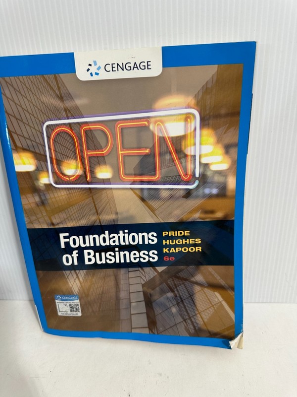 Foundations of Business - Paperback By Pride, William M gallery