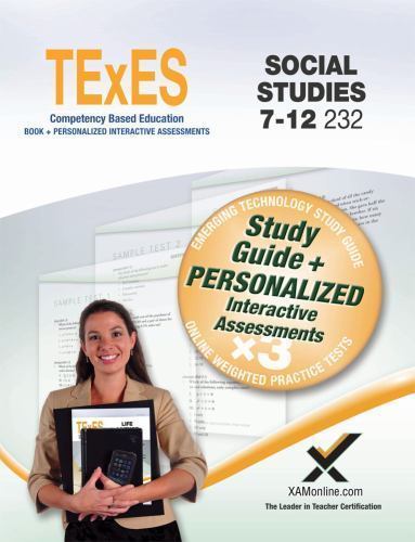 TExES Social Studies 7-12 232 Book + O- paperback, Sharon A Wynne, 9781607874515